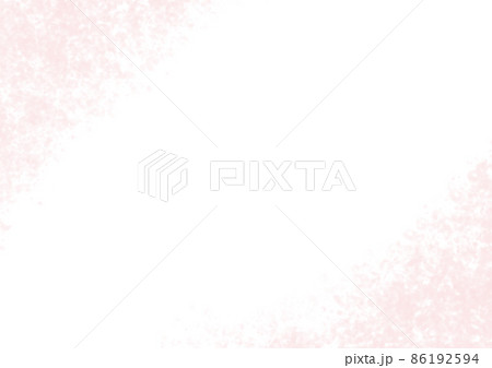 桜色 春の背景素材 フレーム 水彩風 テクスチャ 桜色 春の背景素材 フレーム 水彩風 テクスチャ 86192594