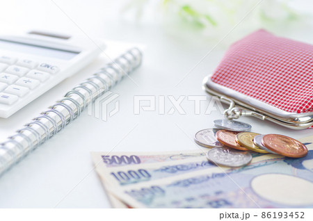 財布とお金 財布とお金 86193452
