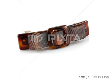 brown hairpins isolated on white 86194396