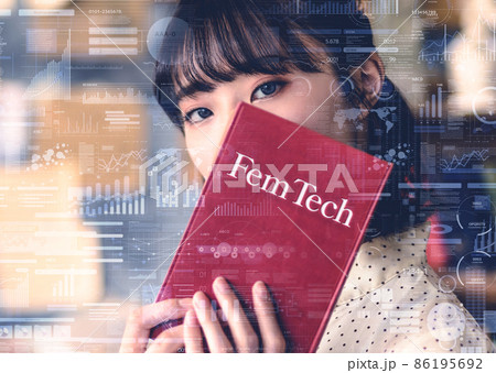 女性ポートレート 86195692