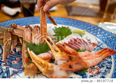 蟹の刺身 86197718