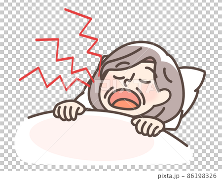 Snoring grandmother 86198326
