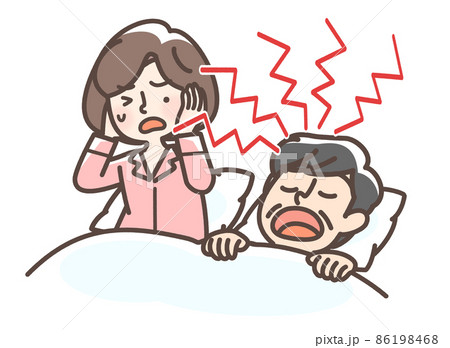 いびきをかく男性 86198468