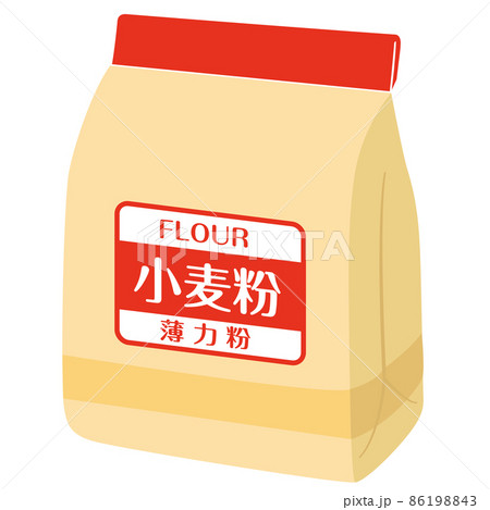 袋入りの小麦粉 86198843