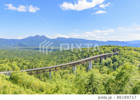 晩夏 北海道　三国峠からの展望 86199717