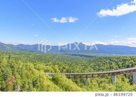 晩夏 北海道 三国峠からの展望 晩夏 北海道 三国峠からの展望 86199720