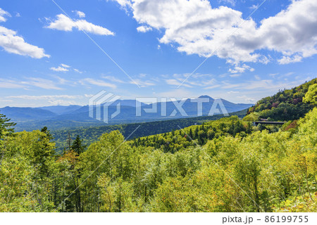 晩夏 北海道 三国峠からの展望 晩夏 北海道 三国峠からの展望 86199755