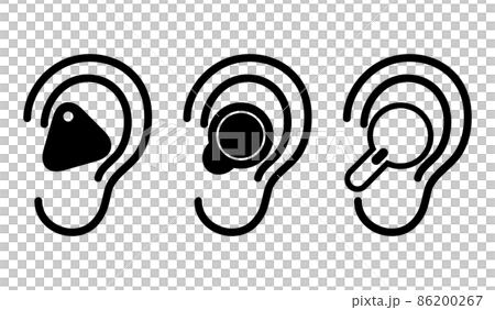 Wireless earphones on your ears 86200267