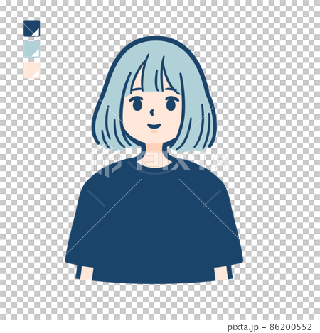 Bust-up cut for a woman wearing a big size T-shirt Bust-up cut for a woman wearing a big size T-shirt 86200552