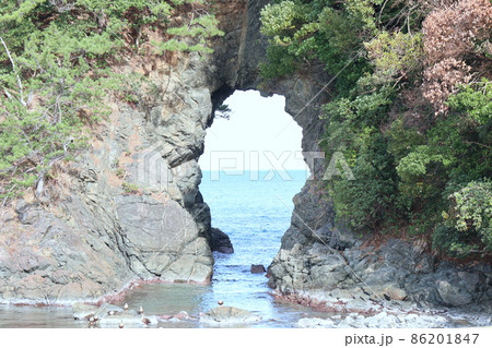 福井県高浜町の城山公園 明鏡洞 福井県高浜町の城山公園 明鏡洞 86201847