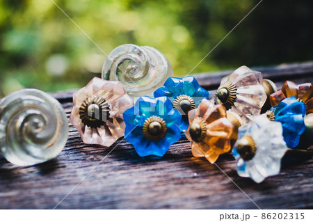 Vintage Glass Drawer Pulls, Knobs for Dresser or Antique Brass Handle Vintage Glass Drawer Pulls, Knobs for Dresser or Antique Brass Handle 86202315
