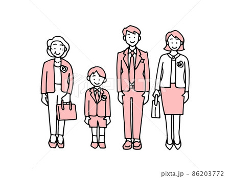 子供の入学  86203772