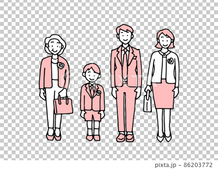 子供の入学  86203772