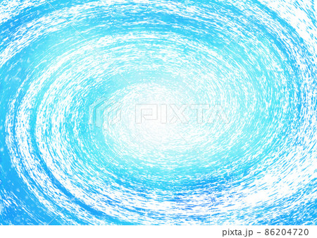 水流みたいな渦を巻いた空色の背景 水流みたいな渦を巻いた空色の背景 86204720