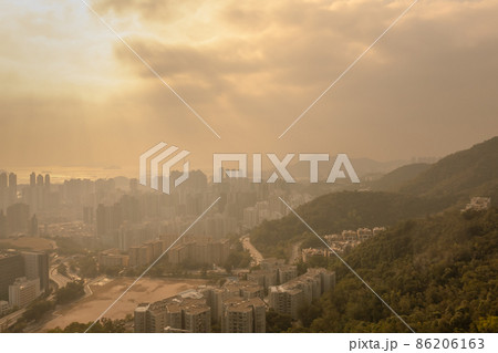 The city view of Kowloon west, hong kong 8 Jan 2022 The city view of Kowloon west, hong kong 8 Jan 2022 86206163