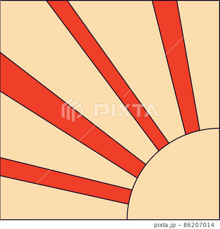sun rays cartoon