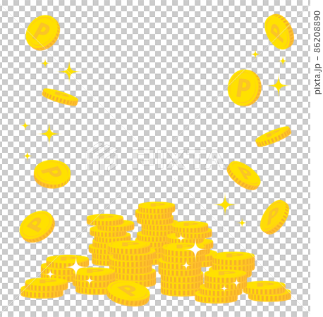 Background image of points to be accumulated_white background 86208890