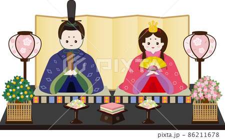 ひな人形親王台 桜橘 ひな人形親王台 桜橘 86211678