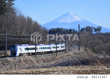 中央本線　長坂－小淵沢　JR東日本　E353系　S110編成（松本）　あずさ　かいじ 86212367