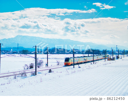 羽越本線　雪の特急いなほ 86212450