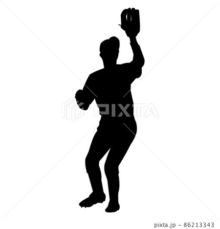 Baseball Silhouette Stock Illustrations – 14,207 Baseball