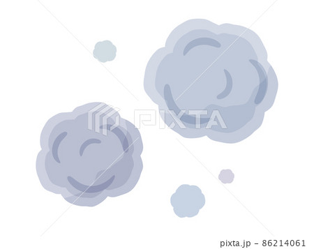 シンプルでかわいい埃のイラスト シンプルでかわいい埃のイラスト 86214061