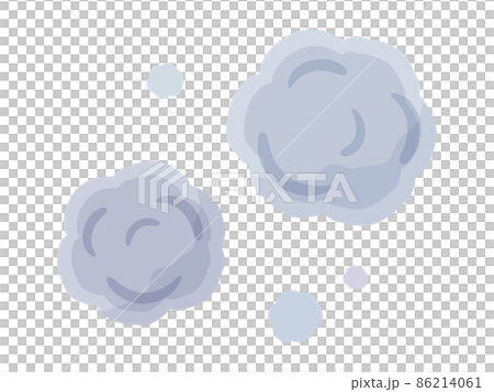 シンプルでかわいい埃のイラスト シンプルでかわいい埃のイラスト 86214061