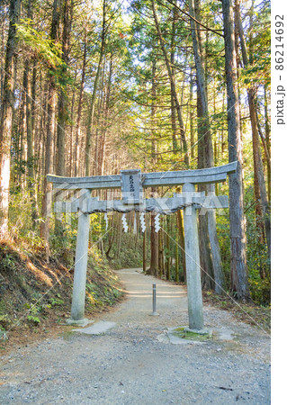 一刀石のある天石立神社 86214692