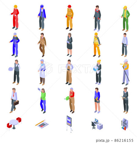 Contribute work icon, isometric style 86216155