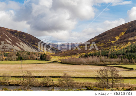 Sunny view of rural landscape Sunny view of rural landscape 86218733