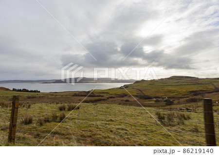 Overcast view of rural landscape Overcast view of rural landscape 86219140