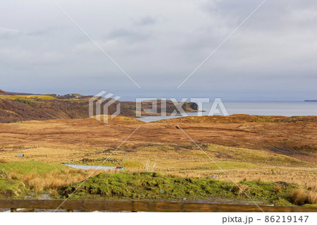 Overcast view of rural landscape Overcast view of rural landscape 86219147