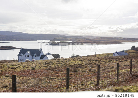 Overcast view of rural landscape Overcast view of rural landscape 86219149