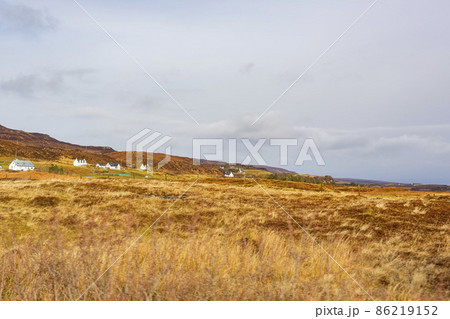 Overcast view of rural landscape Overcast view of rural landscape 86219152