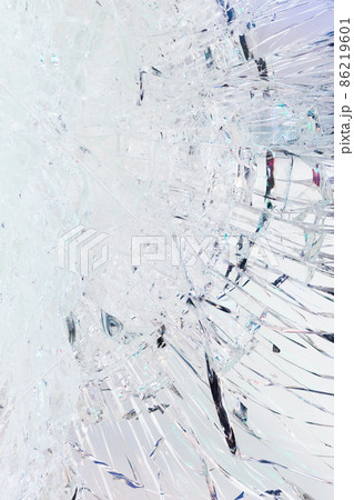 artistic broken glass window artistic broken glass window 86219601