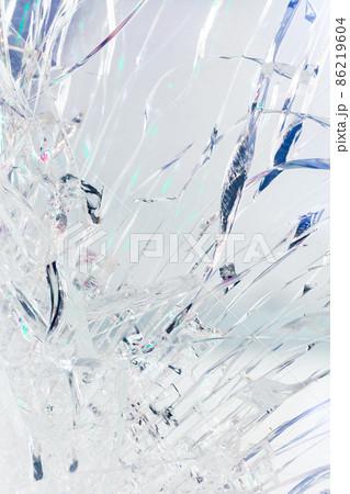 artistic broken glass window artistic broken glass window 86219604