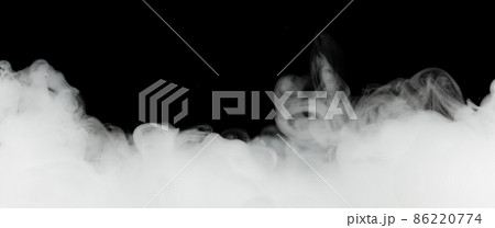 dense smoke isolated on black dense smoke isolated on black 86220774