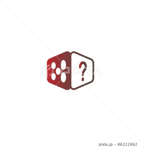 Dice icon logo design template illustration 86222662