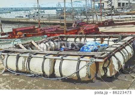 神戸の街風景 生簀の手直し 神戸の街風景 生簀の手直し 86223473