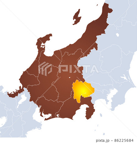 山梨県の地図イラスト フリー素材 を無料ダウンロード