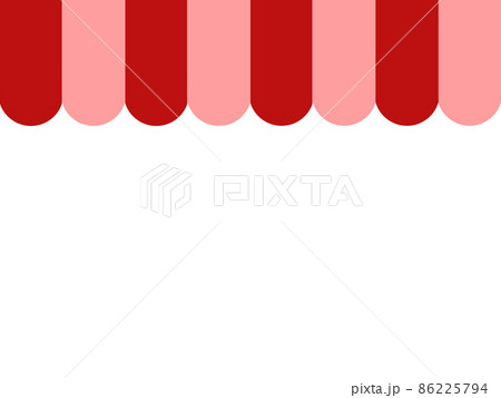 オーニングテントのイラスト素材 86225794