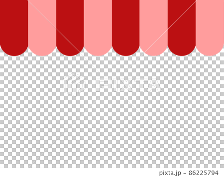 オーニングテントのイラスト素材 86225794