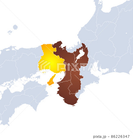 兵庫県地図と関西地方