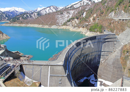 黒部ダムの5月 黒部ダムの5月 86227883