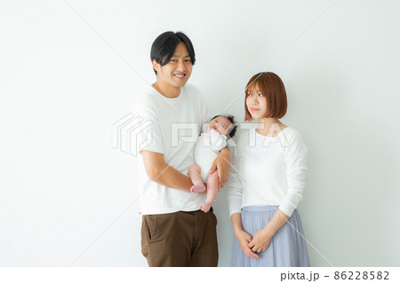 ファミリー 白バック ファミリー 白バック 86228582