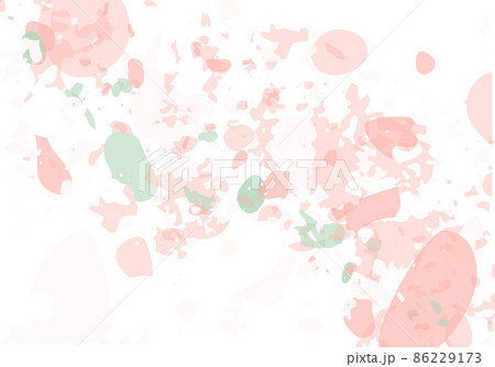 Terrazzo modern abstract template. Pink and green texture of classic italian flooring. Venetian terrazzo trendy vector backdrop Background made of stones, granite, quartz, marble, concrete. 86229173