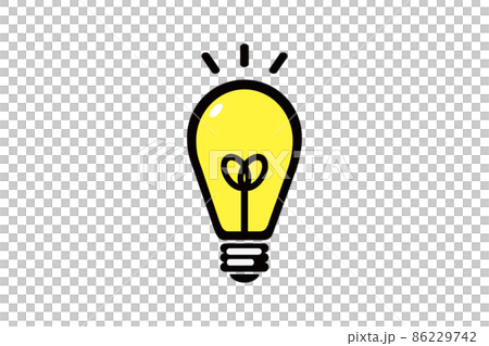 Illustration of a light bulb Illustration of a light bulb 86229742