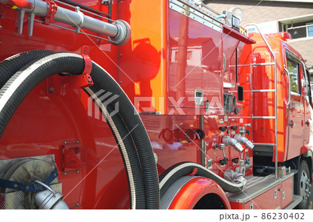 消防車 ポンプ車 消防車 ポンプ車 86230402