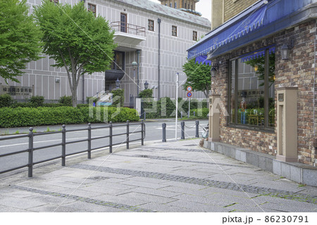背景 おしゃれな横浜の街角 背景 おしゃれな横浜の街角 86230791