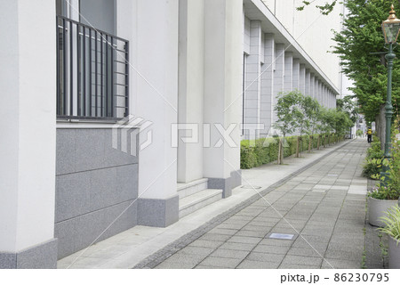 背景 おしゃれな横浜の街角 背景 おしゃれな横浜の街角 86230795